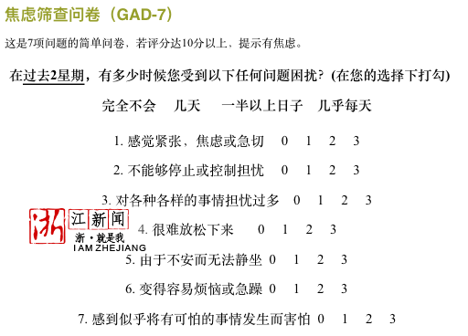 阴郁症测试题免费